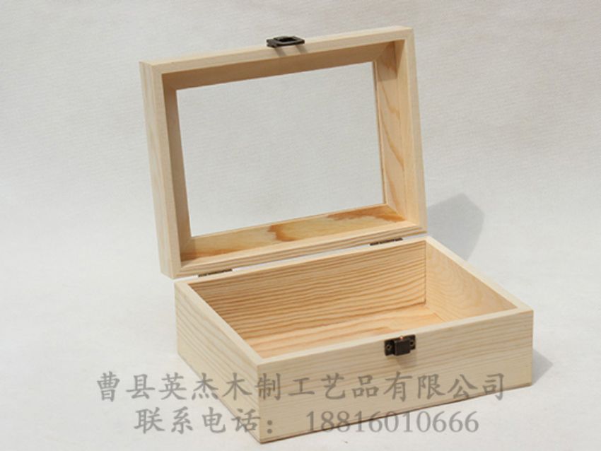 点击查看详细信息<br>标题：松木原木色亚克力盖子木盒 阅读次数：1330