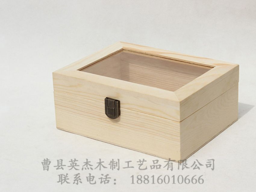 点击查看详细信息<br>标题：松木原木色亚克力盖子木盒 阅读次数：2978