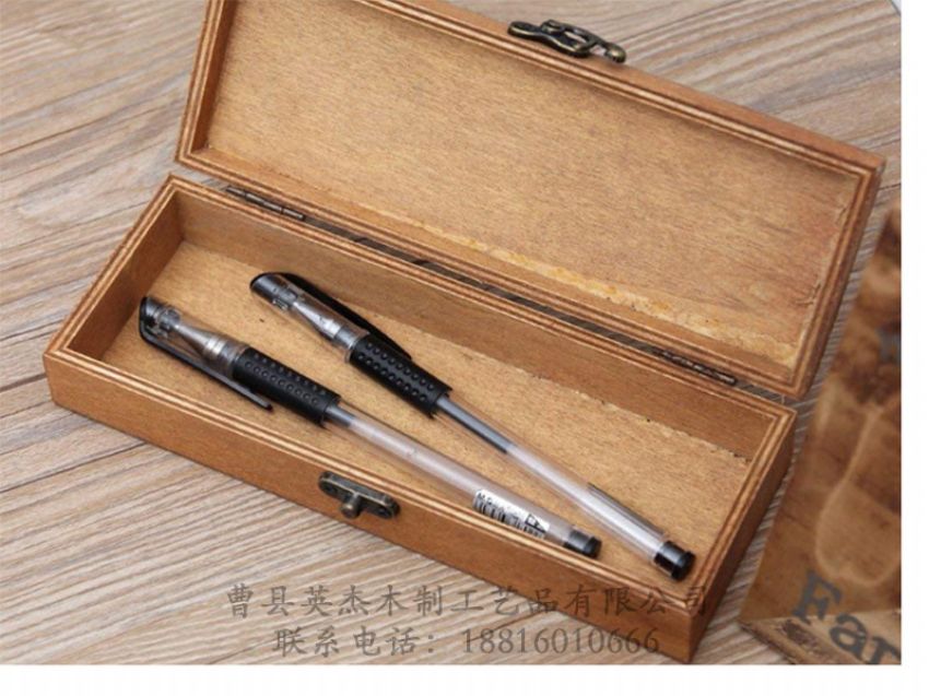 点击查看详细信息<br>标题：木制文具包装盒 阅读次数：884